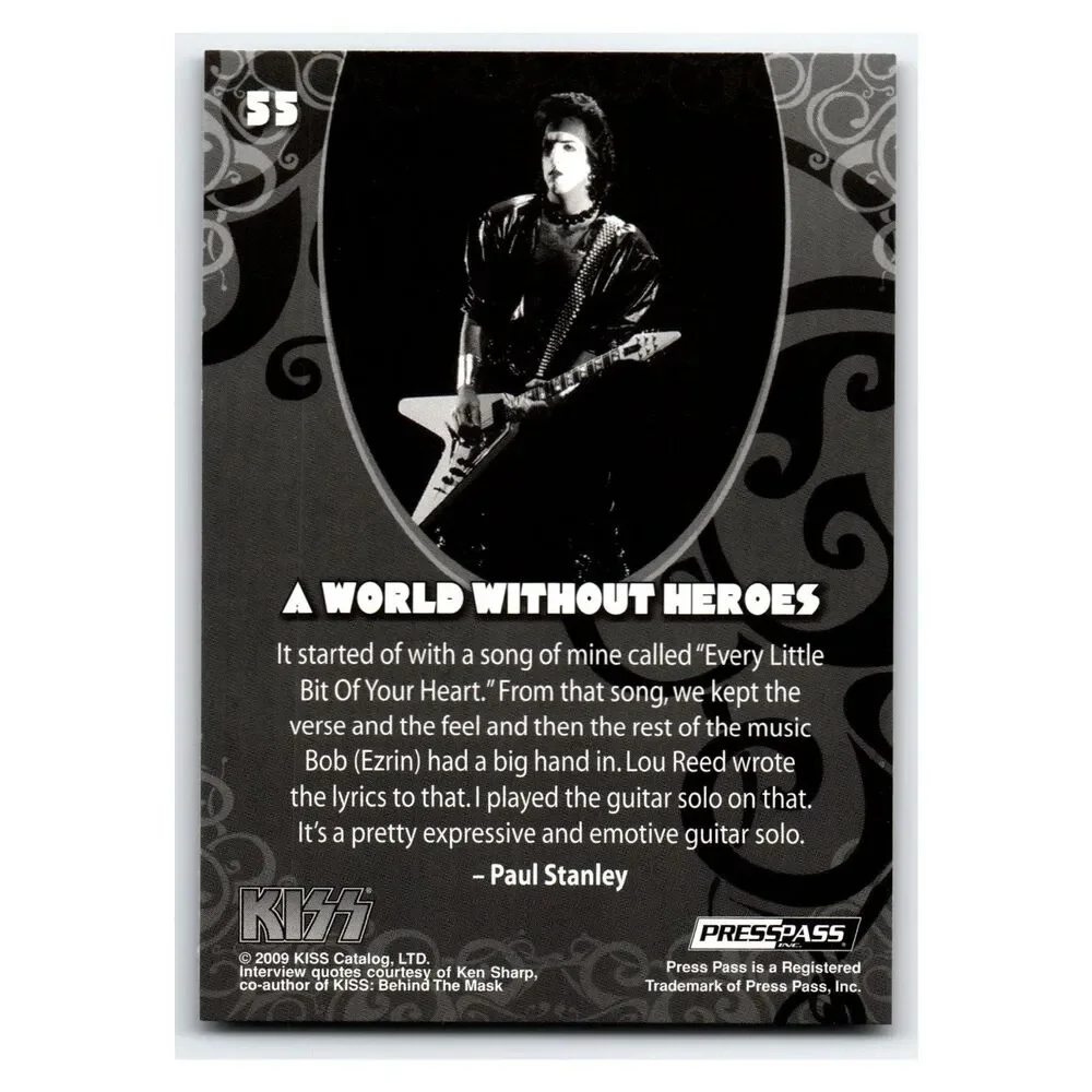 KISS Paul Stanley 2009 35 Years of Klassic KISS Press Pass 55